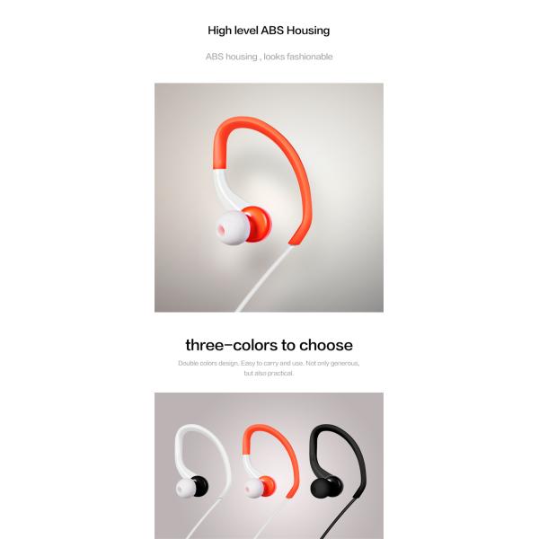 Rotatable 20Hz Wired In Ear Earphones