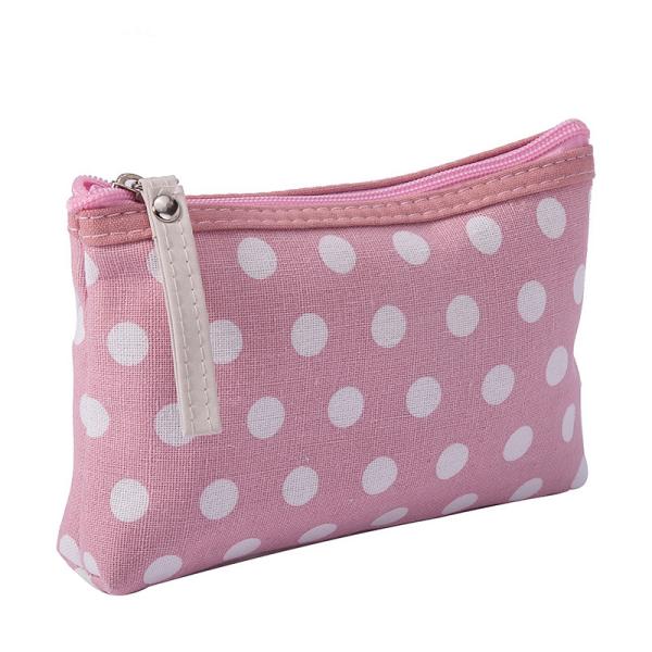 Customised Waterproof Fashion Canvas Small Cosmetic Bag for Organizing Essentials