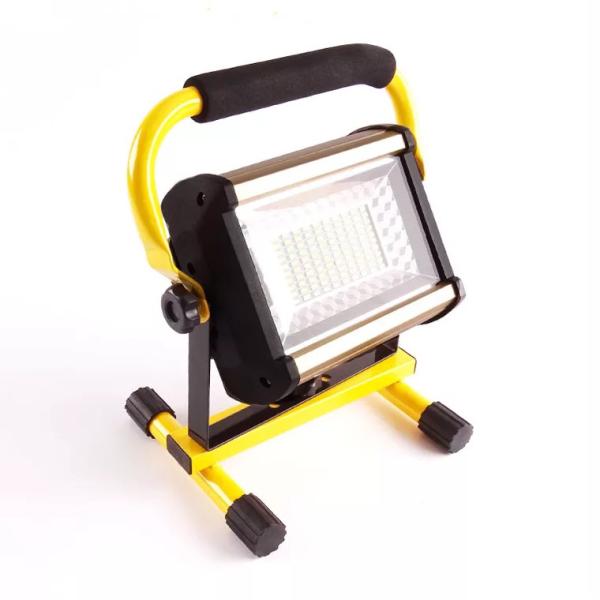 Переносные 50 Вт наружные светодиоды перезаряжаемые промышленные светодиодные светодиоды батарея питается для наружного освещения, кемпинга