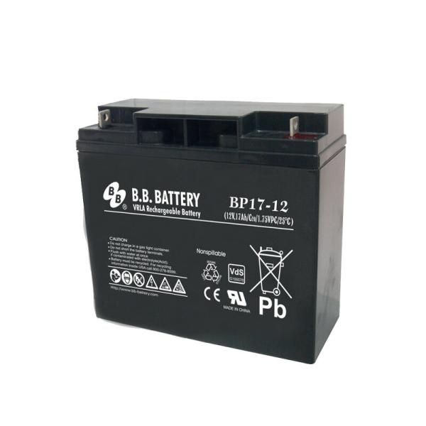 B. B. Battery BP Series BP17-12FR 12V 17Ah VRLA Lead-Acid Rechargeable Battery for UPS