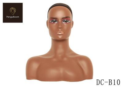 Pvc Personal Use Mannequin Head With Shoulders adult size Human Skin