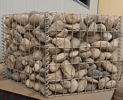 Окунутое горячее украшения гальванизировало сваренную коробку 4mm Gabion