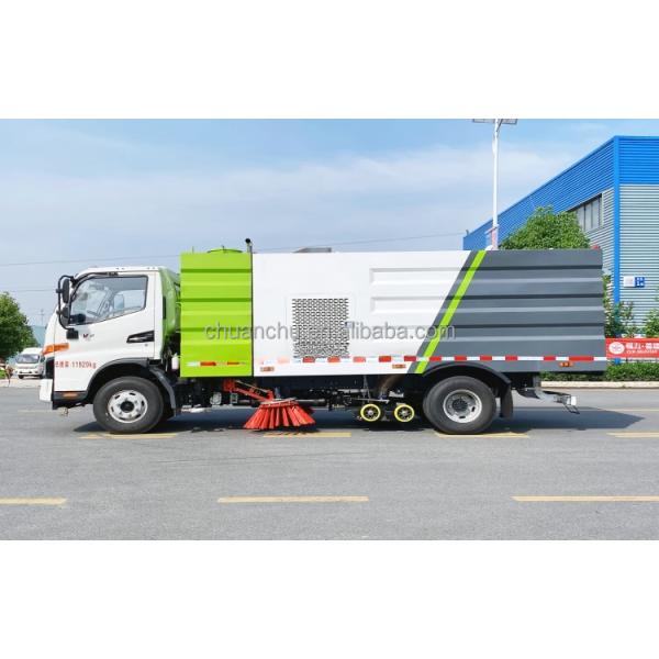 Multifunction Cleaning Truck 5 Tons Dongfeng Dolica Road Sweeper for Large Sweeping Truck