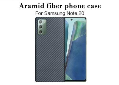 Caixa material à prova de balas do telefone da fibra do carbono de Aramid para o Samsung Note 20 ultra