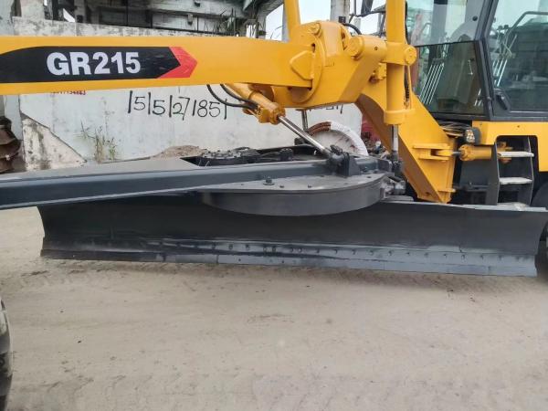 160kw XCMG Motor Graders GR215 300L Fuel Capacity With Rear Ripper