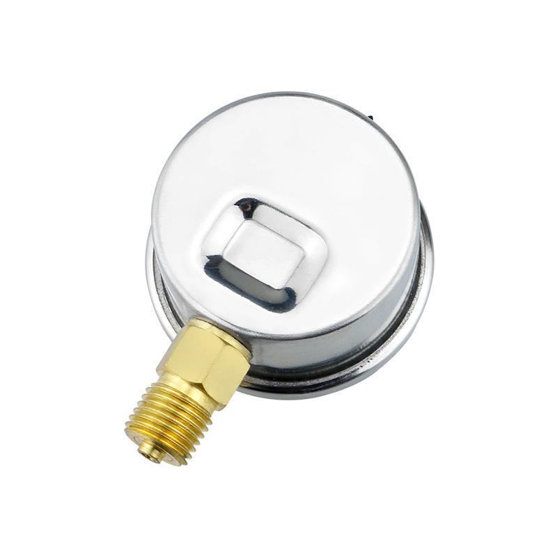 50mm Glycerine Filled Pressure Gauge for Industrial Applications -1-0-2.4bar Range