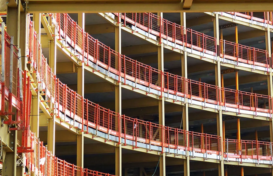 Customized Fall Restraint Temporary Safety Edge Protection Barrier Q235 for Construction