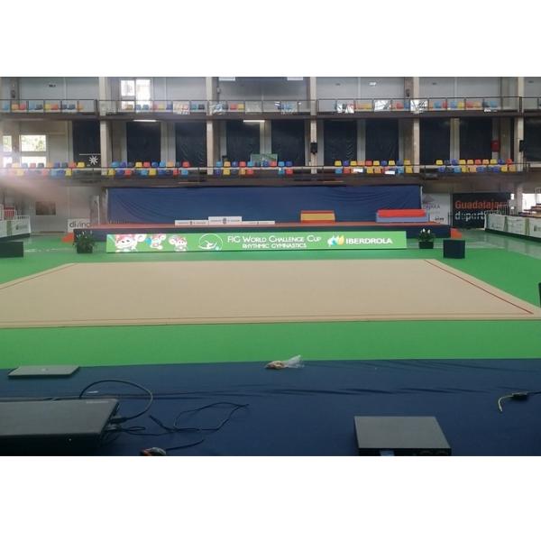 Broad Viewing Angle Sports Perimeter Led Screen For Advertising Outdoor P12.8