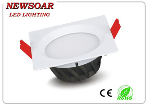 die casting aluminum housing led downlights with 3000hours life time