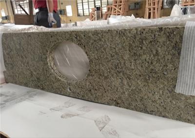 New Venetian Gold Granite Prefab Stone Countertops Waterproof Type