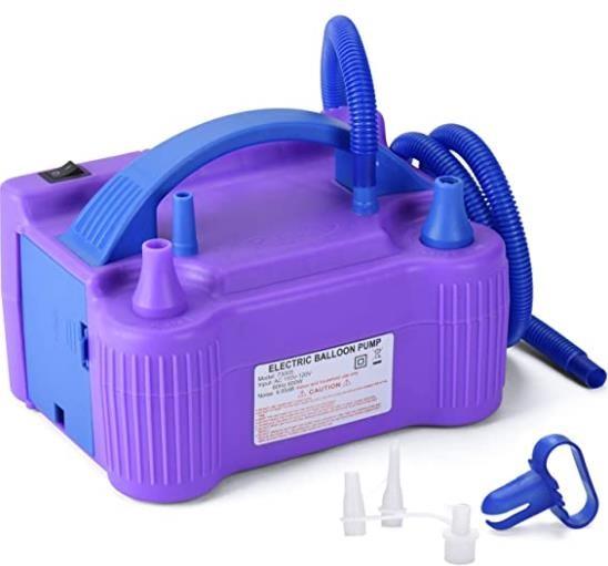 Electric Air Balloon Pump,Decoration, Party, Sport,Gifts,2 Balloon Tying Tools,balloon air pump,electric air balloon pum