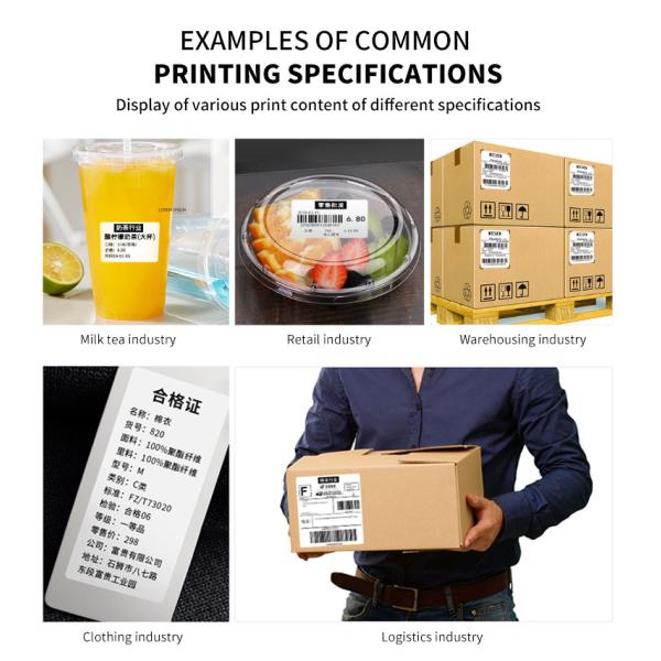 2inch Portable Wireless Thermal Mini Label Printer Shipping Exrpress Warehouse USB BT