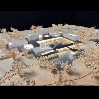 Centre d'exposition culturel Chen Liang Modèle Atelier Apeiron Architectes 1/500 Modèle architectural