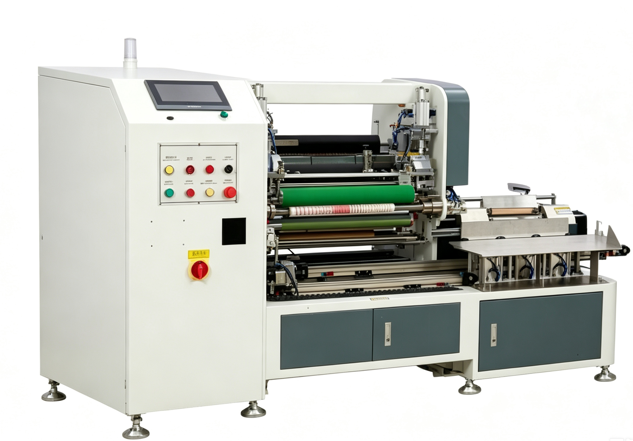 PLC Control Automatic Rewinder Machine Customized Tape Laminating Machine