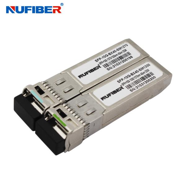 10G WDM SFP+ Module Transceiver 40km 1270/1330nm 10G SFP+ BIDI 40km compatible with Cisco