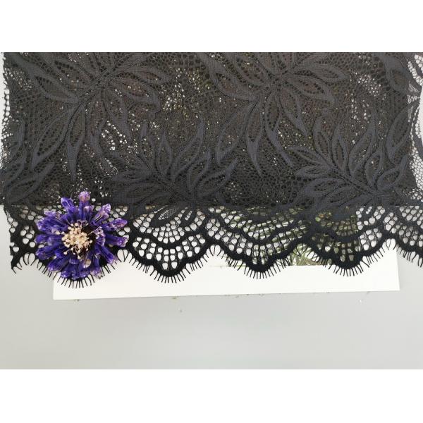 Ткань шнурка Scallop ресницы Chantilly