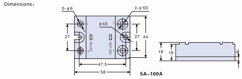 40- Регулятор напряжения тока тиристора 530VAC 80A