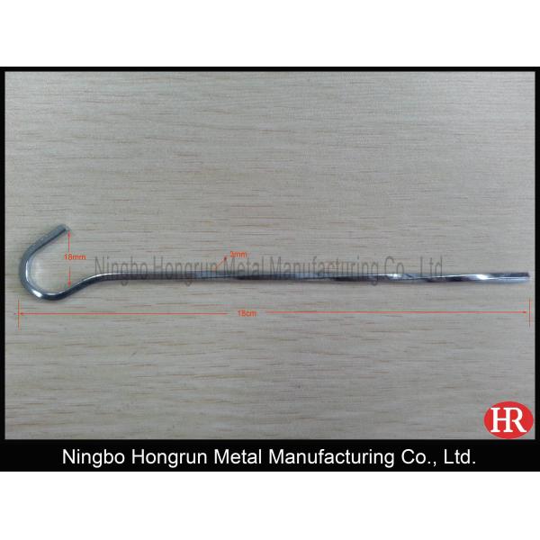 18cm steel galvanized twist tent pegs