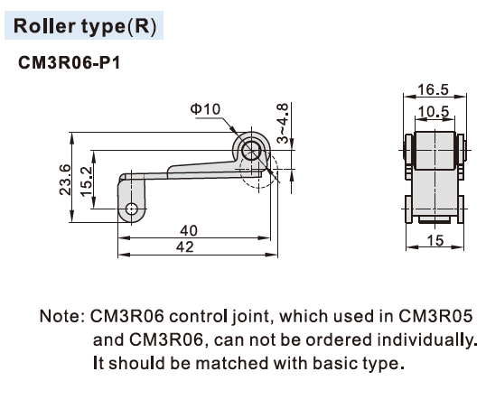 CM3B-06, CM3R-06, CM3L-06, CM3PL-06 AirTAC CM3 Series 3/2 way Control Valve 1/8