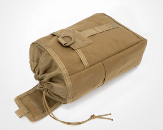 Tactical MOLLE Water-Resistant Foldable Utility Pouch - 1.2L Collapsible Waist Pack for Hiking, Camping & Cycling (4 Colors)