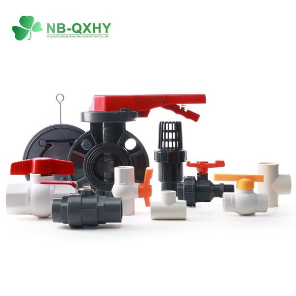 PVC Ball Valve ASTM Plastic 2 Inch for Pn10 Pn16 DIN Standard and Other Applications