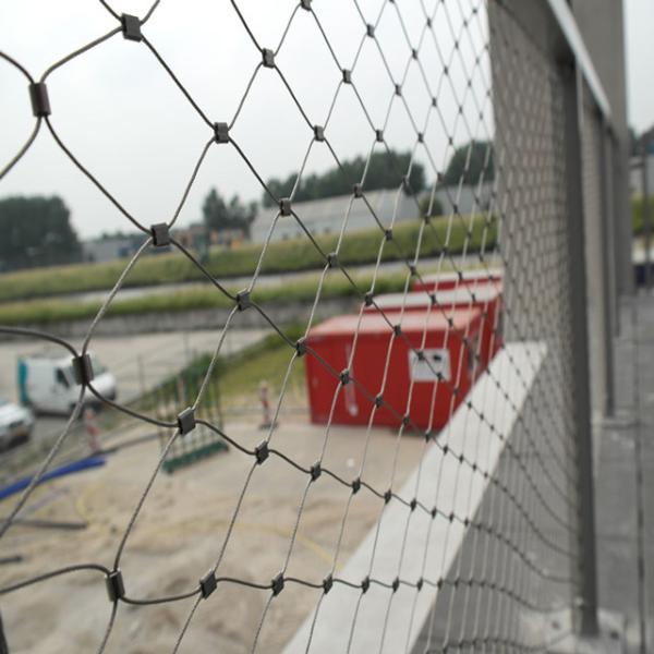 Custom Inox Wire Mesh Architectural 1.5mm SS316 Wire Rope Fence
