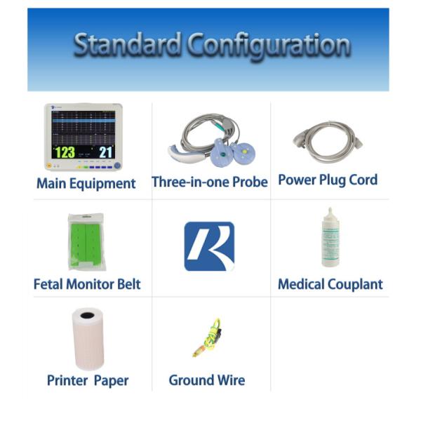 Монитор машины Cardiotocography Ctg беременных женщин больницы материнский фетальный