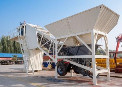 Industrial Mobile Concrete Plant , Automatic Ready Mix Portable Cement Plant