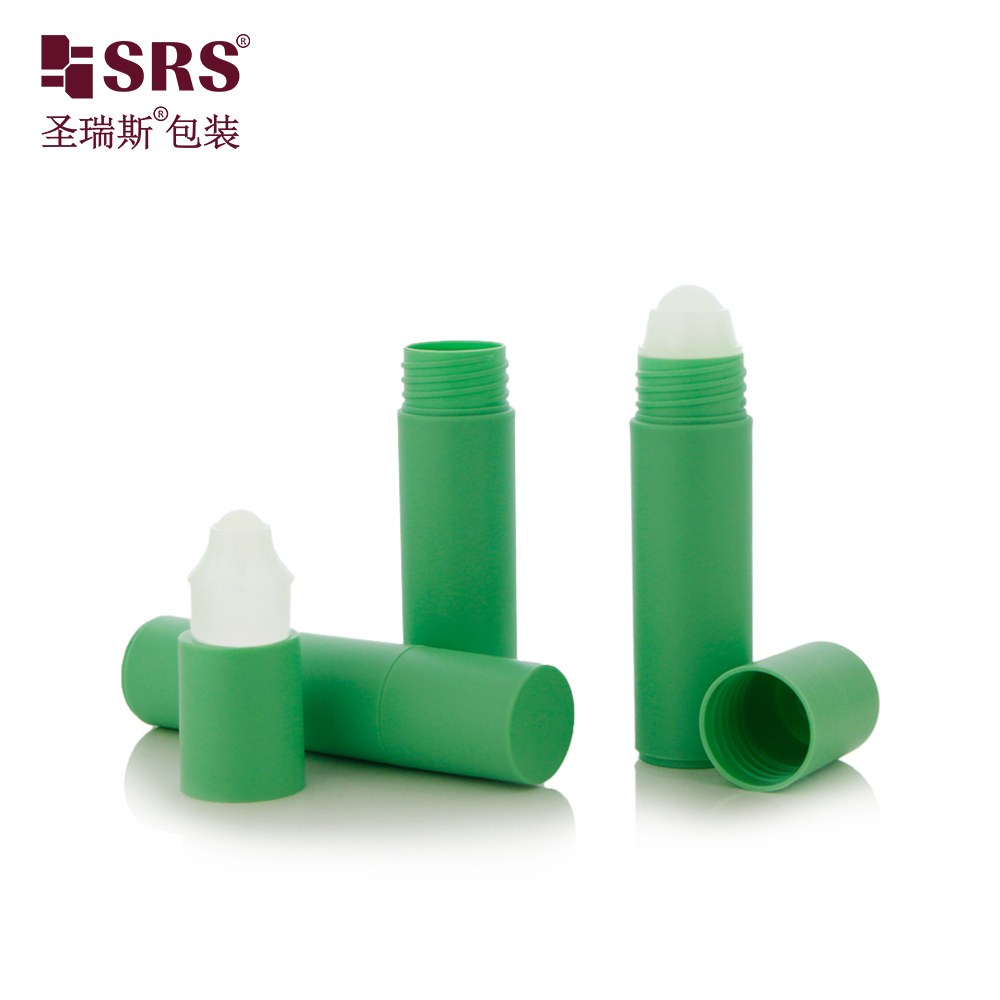 RPPF 18ML Cylinder Round Shape PP Roller Bottle For Antiperspirant Gel