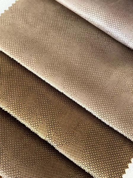 Embossed Holland Velvet Fabric Chenille Shrink Resistant For Wildely Use