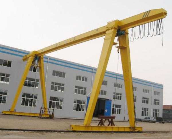1- 32 ton MH model rail mounted single girder gantry crane with elctric hoist