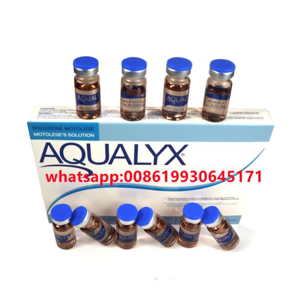 Инъекции Aqualyx для растворения жира кабельный инъекционный липолиз ppcs потеря раствора масса 8ml x 10 бутылок AQUALYX