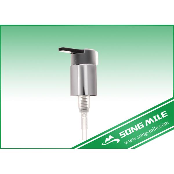 24mm Aluminum Collar Cream Lotion Dispenser Pump with Clip