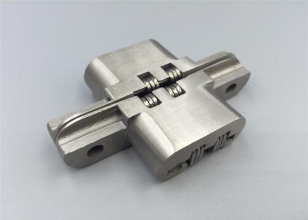 Wooden Cabinet Foor Mortise Mount Invisible Hinge , Hidden Door Hinges