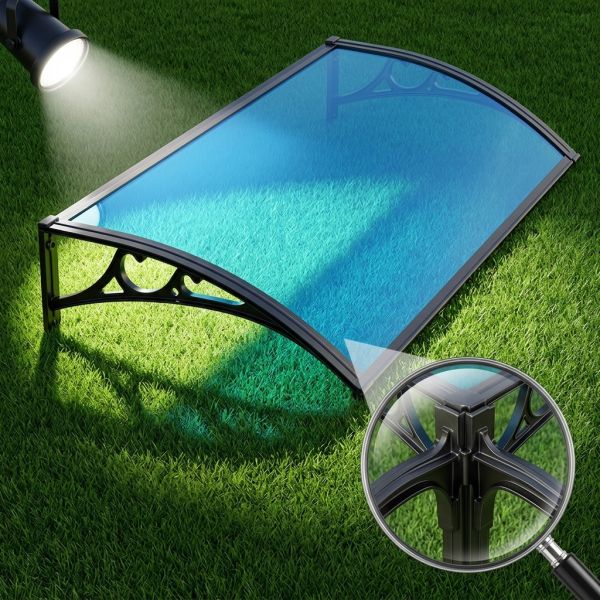 Length Of Bracket 1000mm PC Canopy Featuring 5.0mm PC Hollow Sheet Or PC Solid Sheet Perfect For Industrial Applications