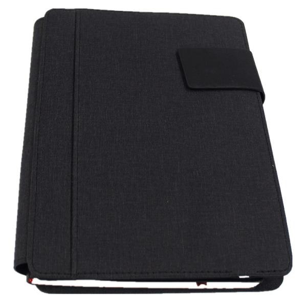 Logo Ultraportable Wireless Charger Notebook feito sob encomenda, banco dobrável Padfolio do poder