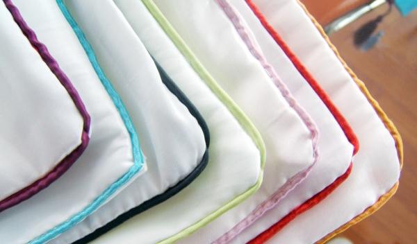 Colored Edge Oxford Cloth Sublimation Pillow Case Blanks For Home Wholesale Sublimation Pillow Covers