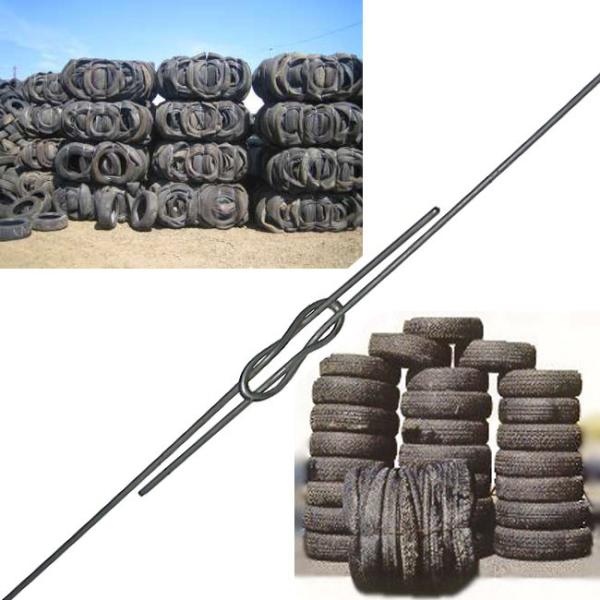 90 To 180 Galvanized Bale Ties Wire 3mm Dia Zinc Coating 100pcs/ Bundle