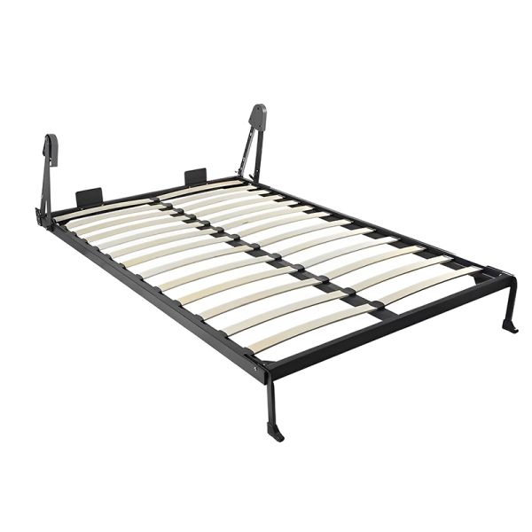 Wooden Wall Bed Foldable Horizontal Hidden Wall Bed Bedroom Furniture Murphy Modern Storage Bed