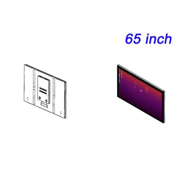 65-Inch Linux Embedded Display for Command Centers, High-End Retail Advertising, Smart Building Interfaces, and Control Rooms