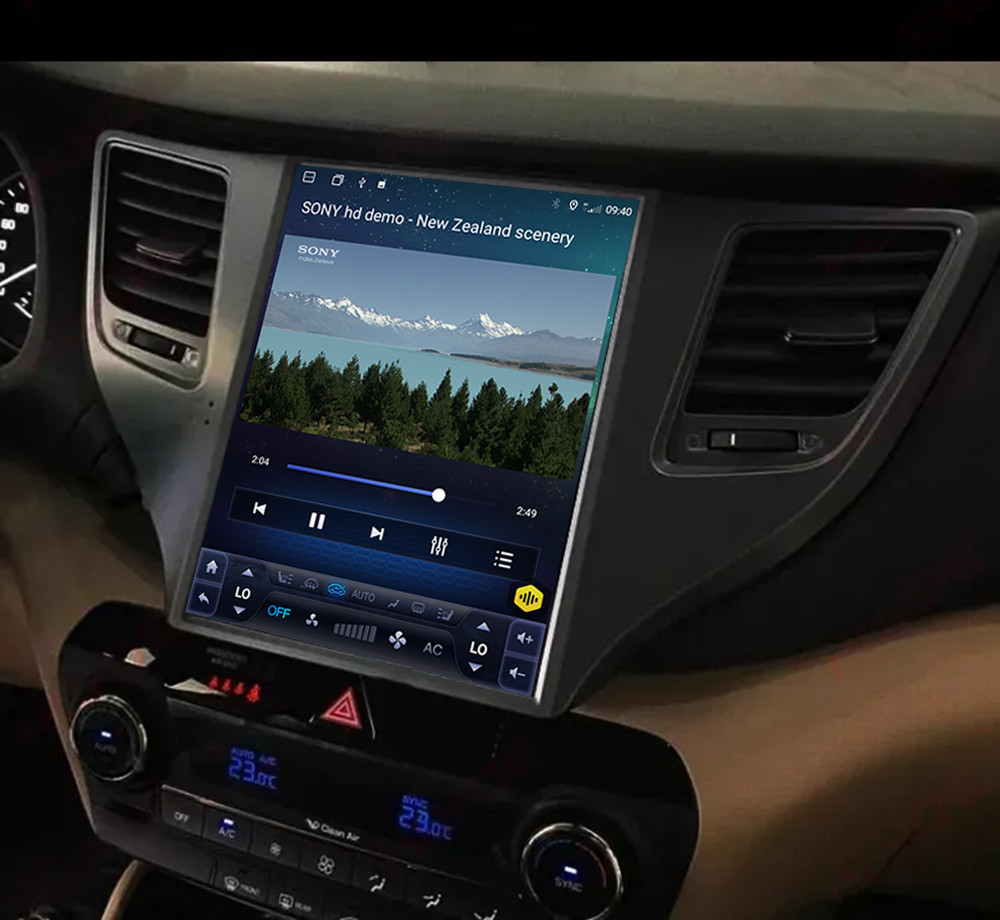 Навигация 9.7in Carplay Car Radio Android Для Hyundai Tucson 2014-2018 Спикер стерео