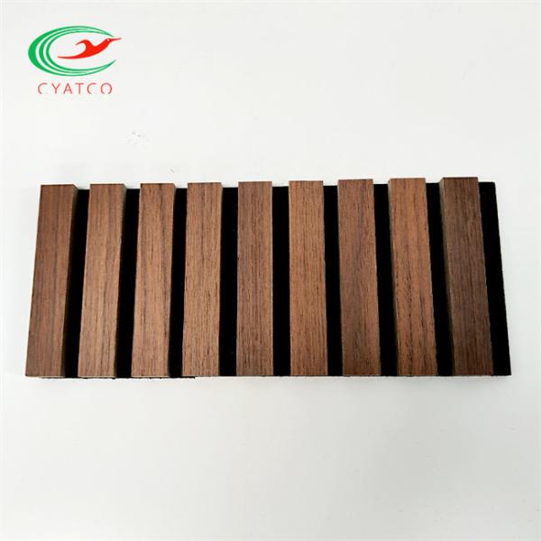 FSC Wooden Sound Acoustic Panel Veneer Mildewproof For Living Room