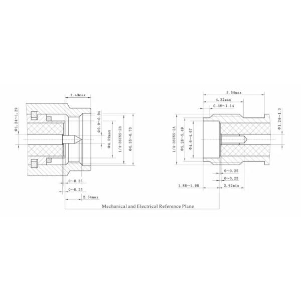 Gold Plated 1.3VSWR SMA RF Connector Right Angle SMA Connector Female 50Ohm
