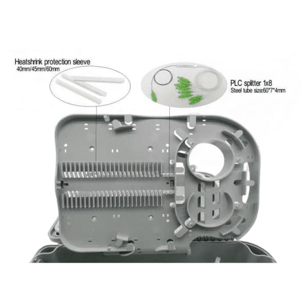 Simplex Fiber Optic Terminal Box OM3 / OM4 Fiber Splitter Distribution Box