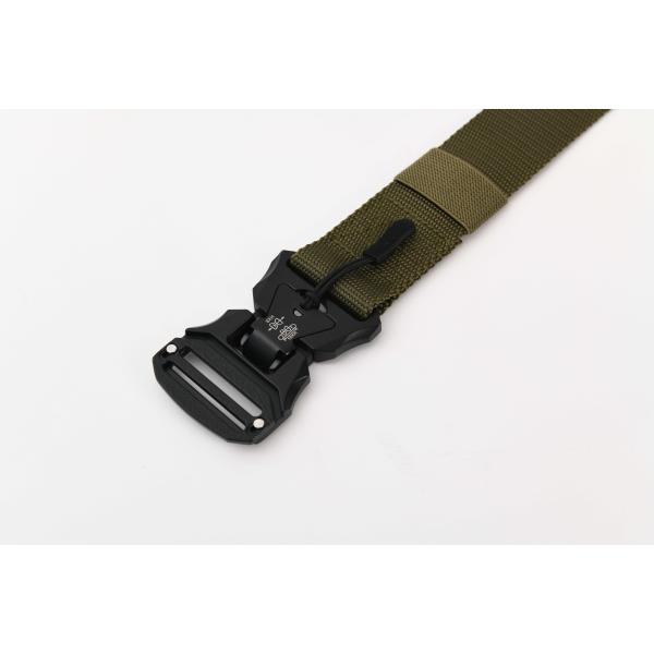EDC Polyester Quick Release 0.3kg Outdoor Tactical Gear Belt With Magnetic Zinc Alloy Buckle