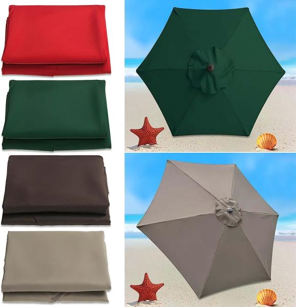 Patio Umbrella, Yard Umbrella Push Button Tilt Crank, Terrace Garden Restaurant Patio Parasol Outdoor Umbrella