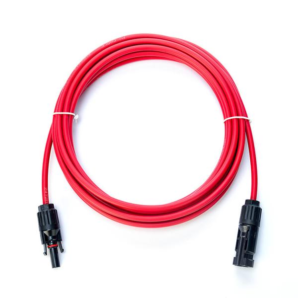 EN60754-1/EN60754-2 Halogen Content Test 4mm and 6mm XLPE Jacket Solar System with PV1-F Tinned Copper Connectors Terminals