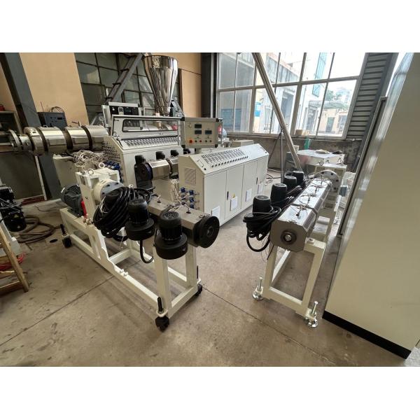 Supermarket Cable Cover Transparent PVC Profile Production Line with 55/28 Single Screw Extruder and 37KW Motor Power