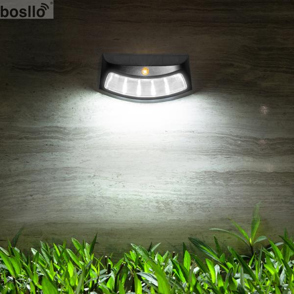 IP65 Солнечные настенные лампы Теплое освещение 3000K Настенные солнечные лампы