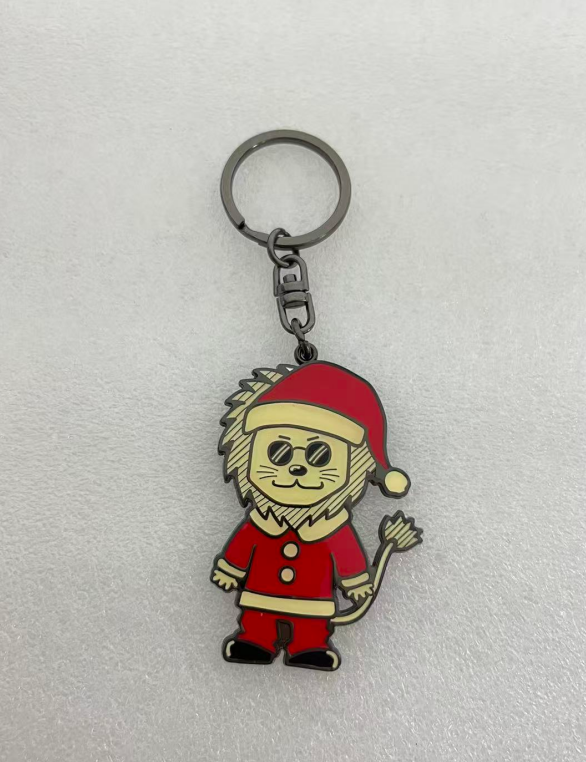 Cartoon metal keyrings,hard enamel crafts design keychains for gifts